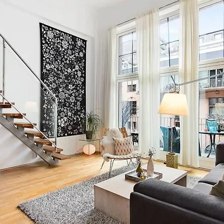 Lägenhet Spectacular Loft In The Middle Of Centre Oslo